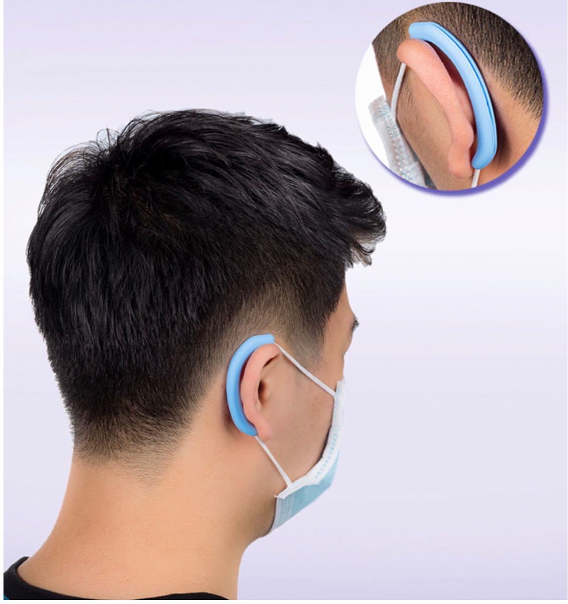 シリコンイヤーパッド 耳保護 イヤーガード イヤーカバー 5セット