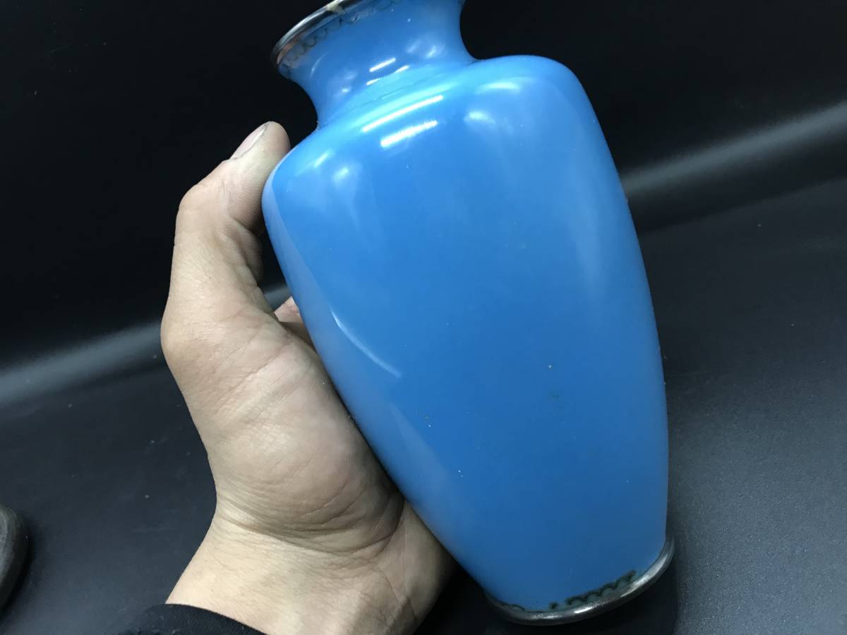 遊】 七宝 花瓶 花鳥文 花入 | bioimune.com.br
