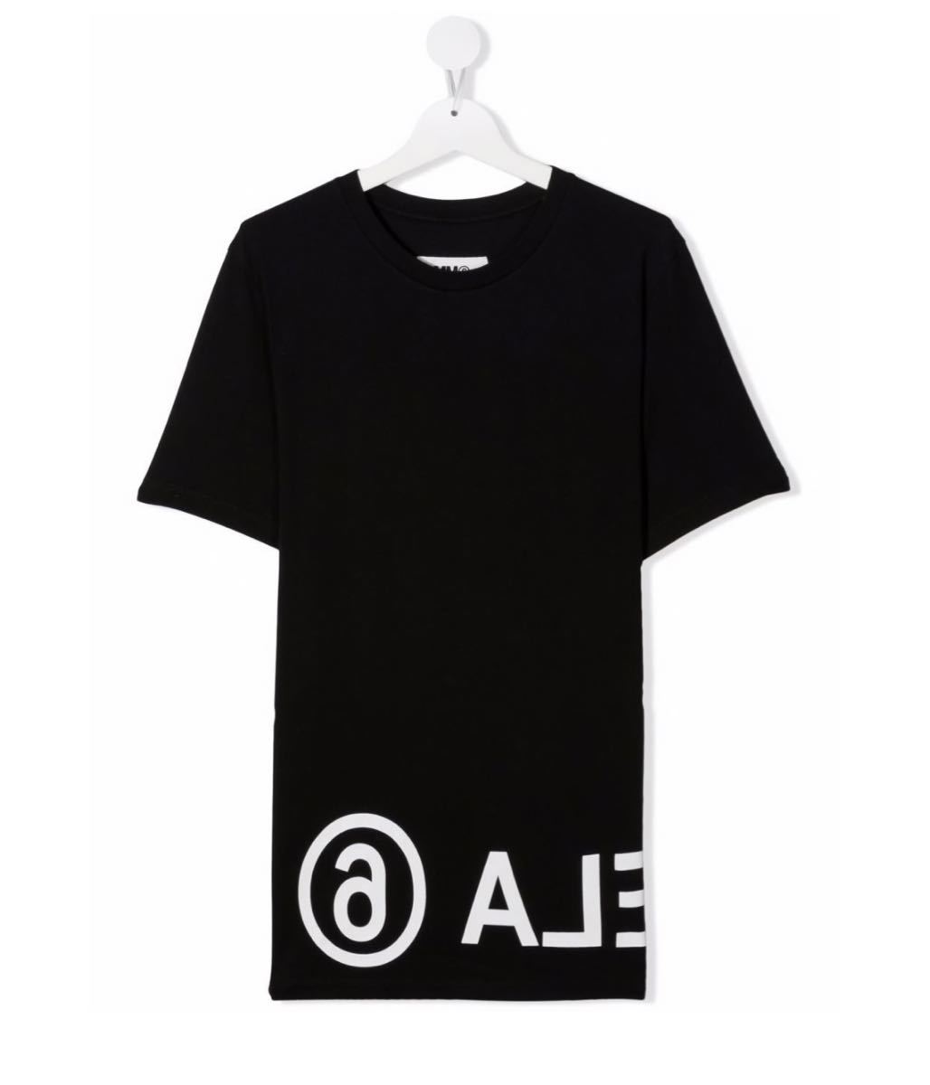 絶対一番安い mm6 キッズ メゾンマルジェラ maison margiela ロゴT お気に入り MM6 Maison Tシャツ ビックロゴ メゾンマルジェラ Margiela Tシャツ/カットソー(半袖/袖なし)