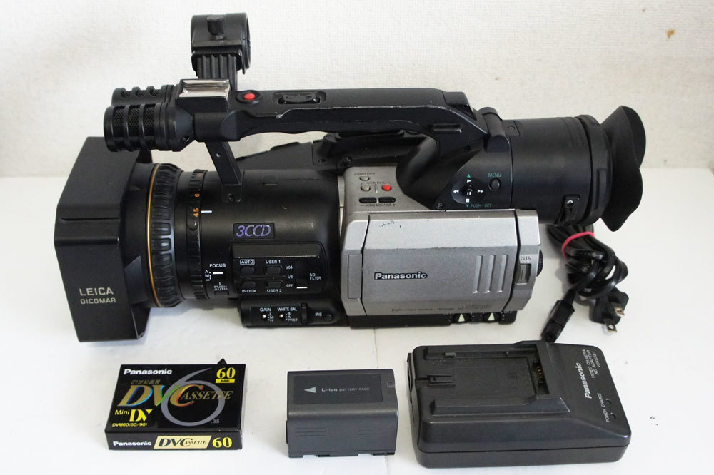 1円~Panasonic【 AG-DVX100 】業務用 miniDV 使用366時間 ダビングなどに 動作確認済み