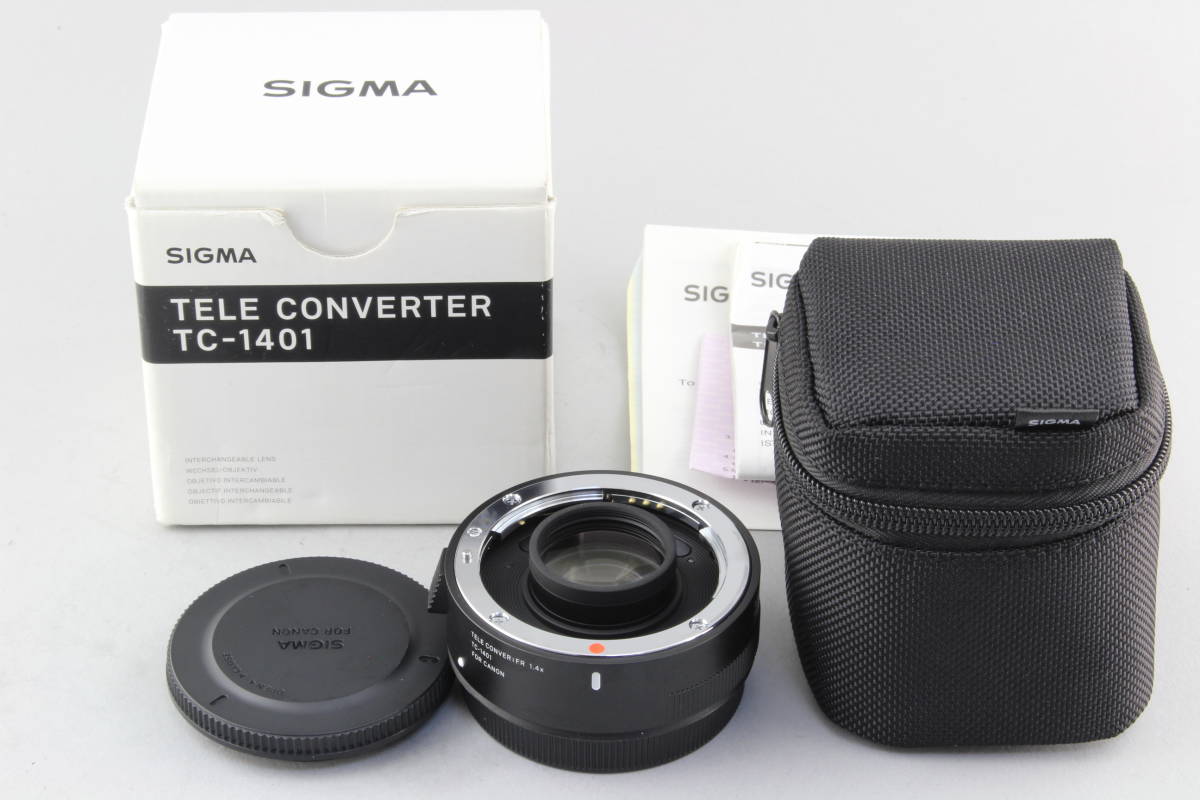 AA (新品級) SIGMA シグマ TELE CONVERTER 1.4x TC-1401 Canon用 元箱