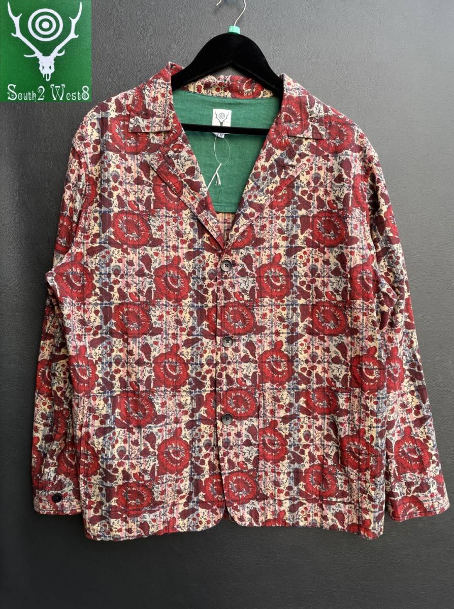 美品 South2 West8 サウスツーウエストエイト Pen Jacket Batik Over Print ペンジャケット バティックオーバープリント size M IN867の画像8