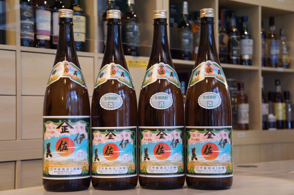 伊佐美 1800ml 4本セット 本格焼酎 芋焼酎 25% 鹿児島 32305-08 www