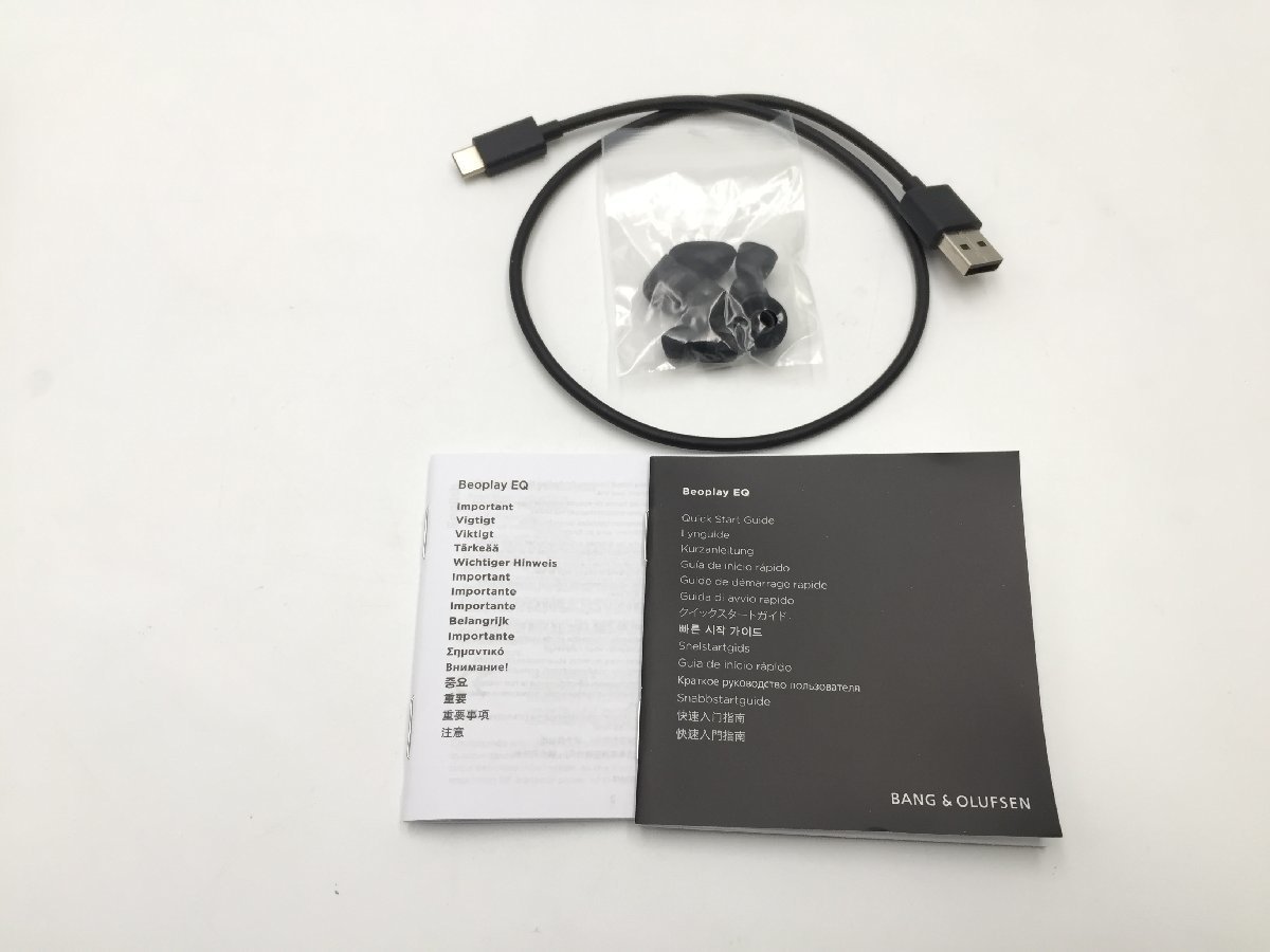 極美品 Bang&Olufsen (B&O) 完全ワイヤレスイヤホン Beoplay EQ Black