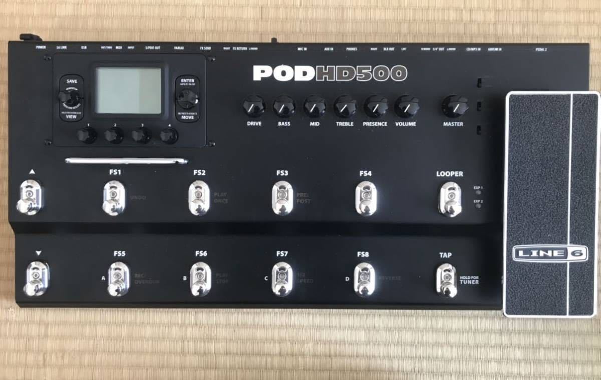 LINE6 POD HD500 アンプシミュレーター マルチエフェクター - 楽器、器材