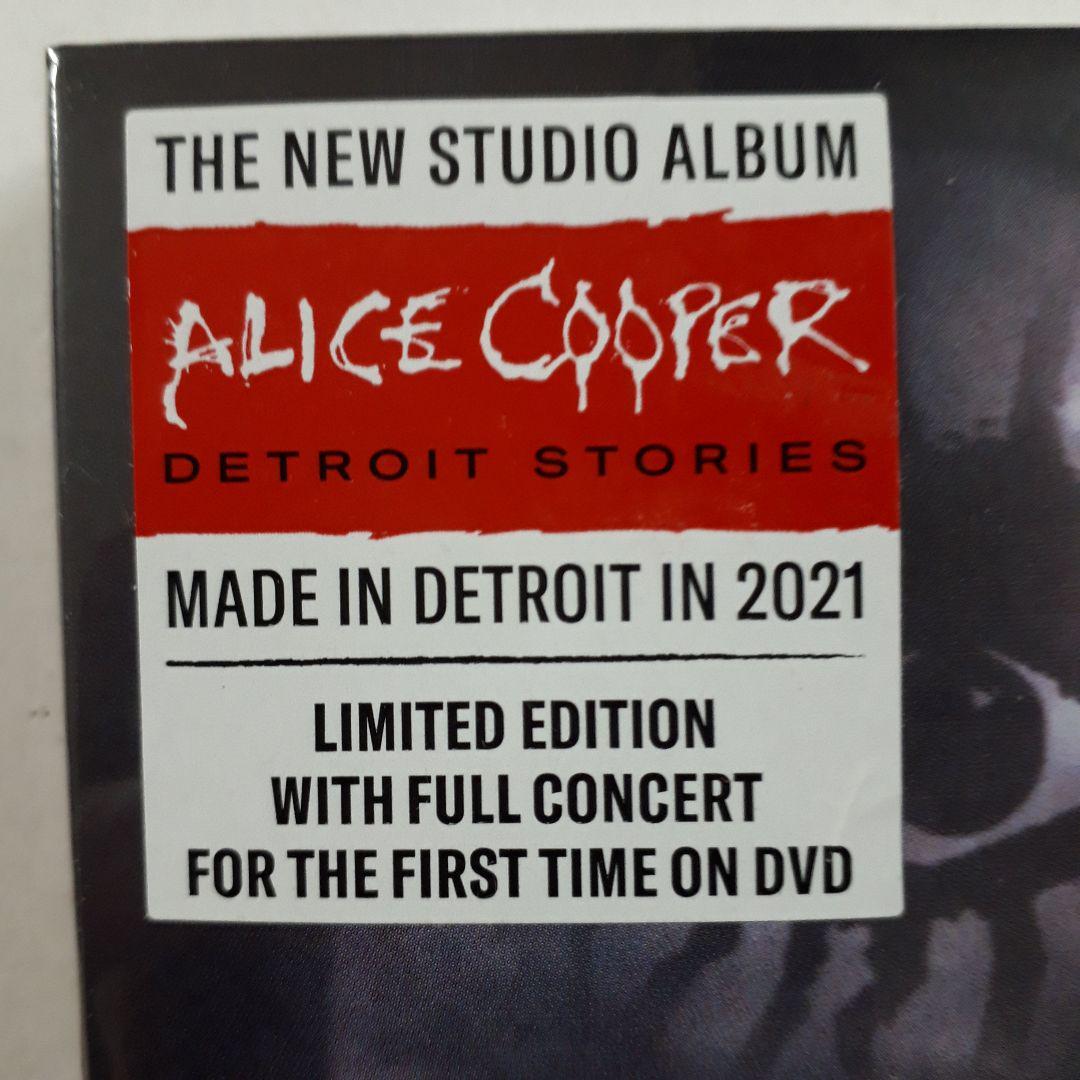 送料無料！ Alice Cooper Detroit Stories アリス・クーパー　デトロイト・ストーリーズ　CD+DVD 輸入盤 新品 未開封