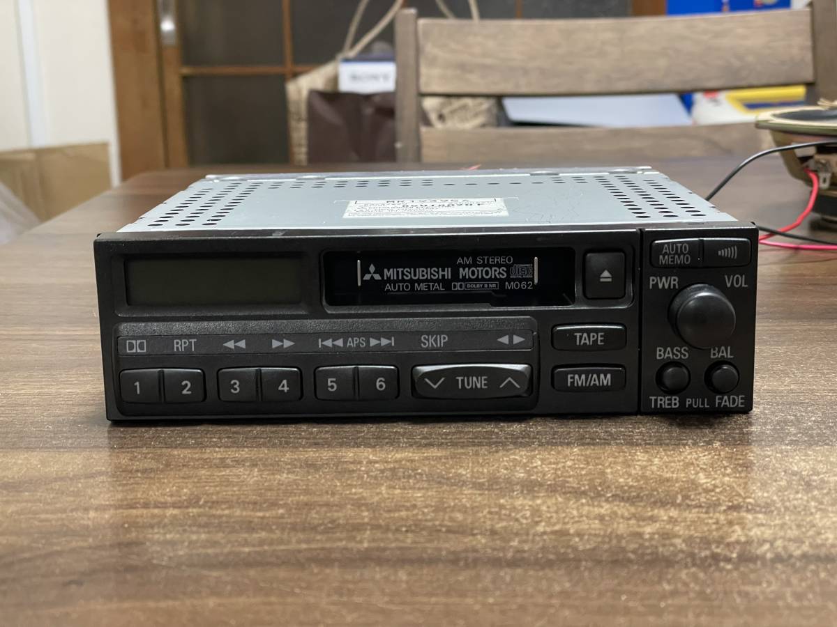 Yahoo!オークション - 即決美品 三菱純正 汎用1DIN カセット Yahoo!オークション - 即決美品 三菱純正 汎用1DIN カセット
