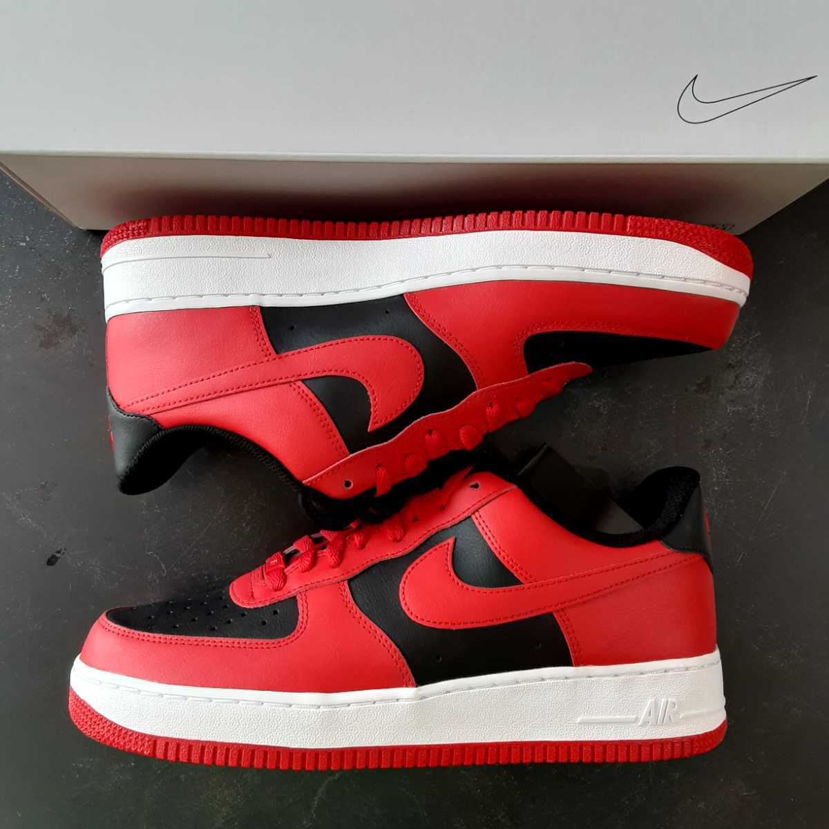 送料無料 28cm NIKE BY YOU AIR FORCE 1 LOW BRED ナイキ エア