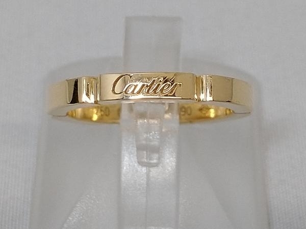 激安本物 新品仕上済み Cartier／カルティエ／K18 ／ラニエールリング／9号／シンプルリング／指輪／3.9ｇ　結婚指輪　エンゲージリング 店舗受取可 イエローゴールド