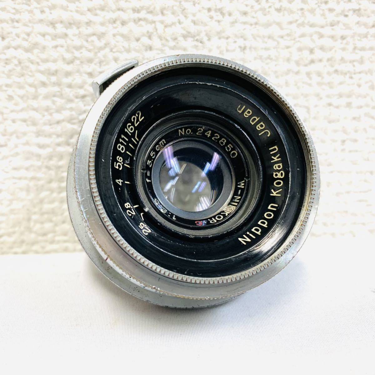 Nikon W-NIKKOR.C 3.5cm F2.5 Nippon Kogaku Japan ニコン ニッコール