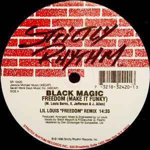 Black Magic Freedom (Make It Funky) (The Remixes)　ハウス伝道師　1996年名作_画像2