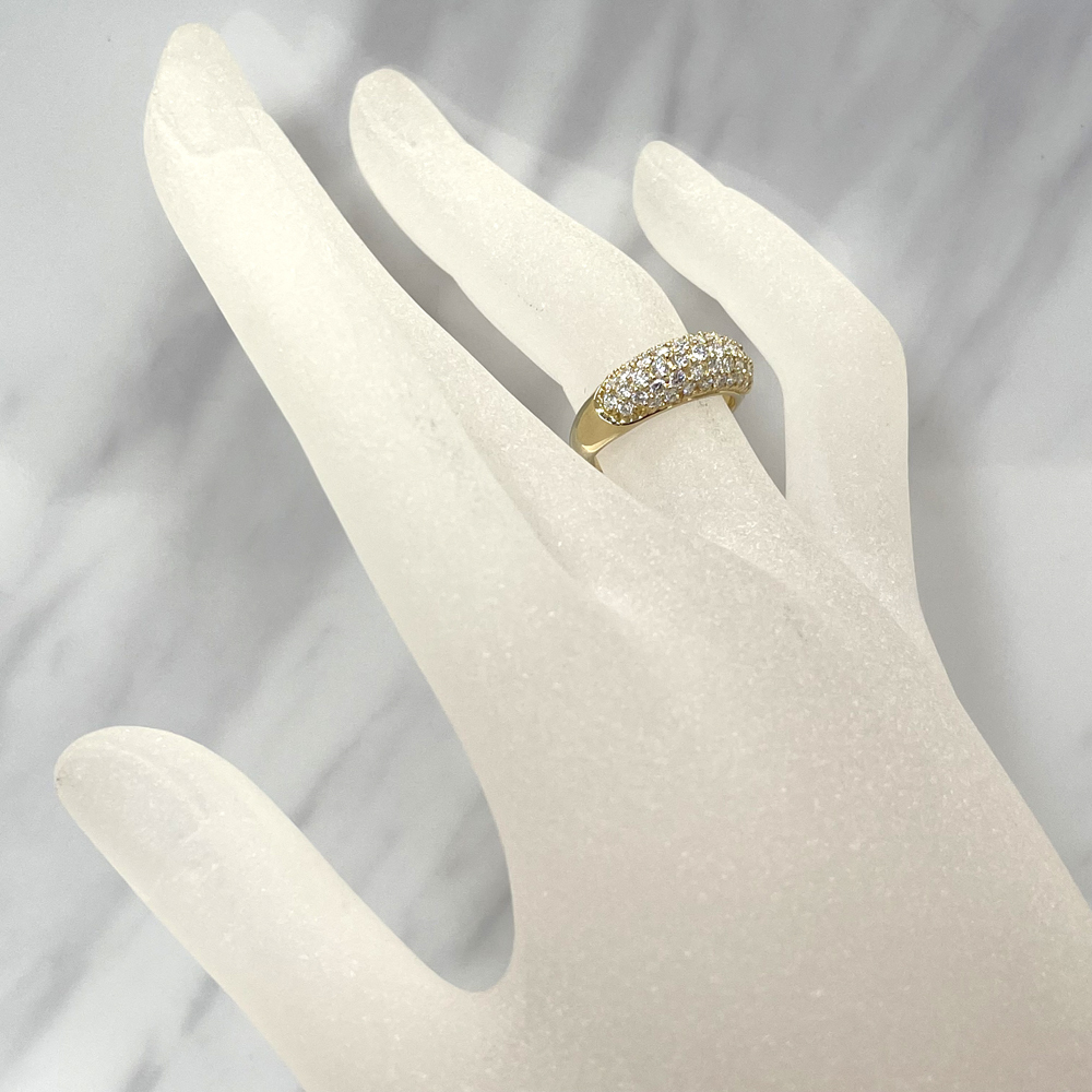 [ used ] Ponte Vecchio Ponte Vecchio diamond ring diamond 0.60ct 8.4g 9.5 number jewelry ring 