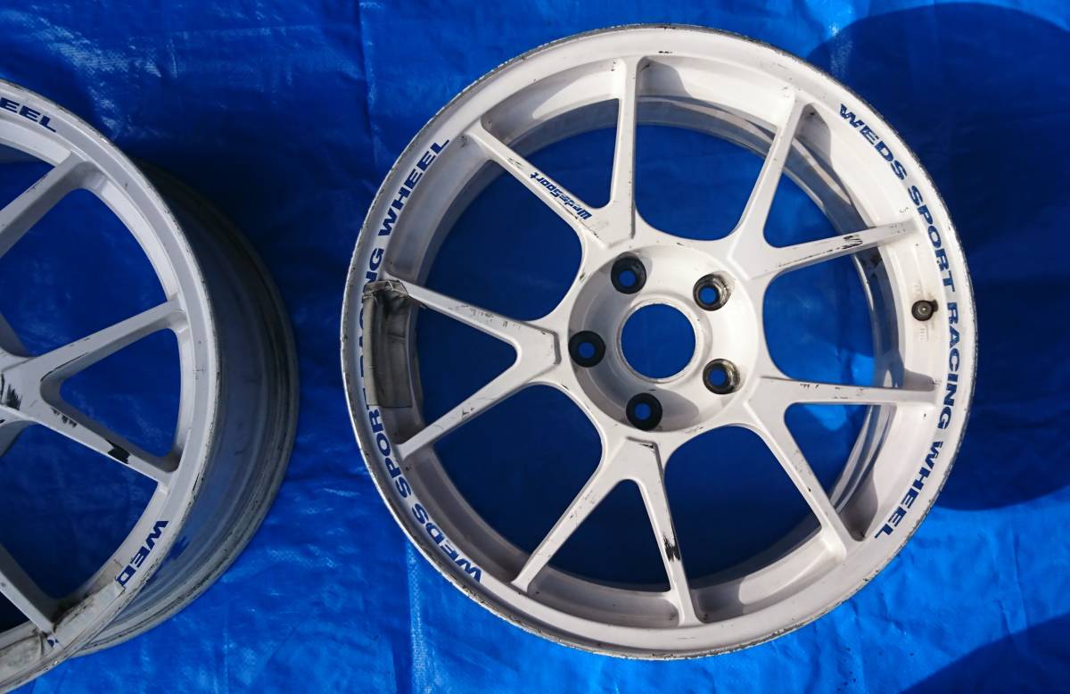 檄レア WEDS SPORT(ウェッズスポーツ)TC-005 17インチ 8.0JJ OFF38 5穴