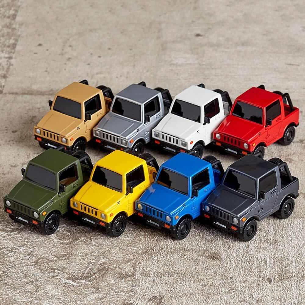 中袋未開封未使用 ガチャ miniQ スズキデフォルメ軽自動車 ジムニー ジャングルグリーン　単品 #JIMNY #ジムニー #海洋堂_この中のジャングルグリーン単体