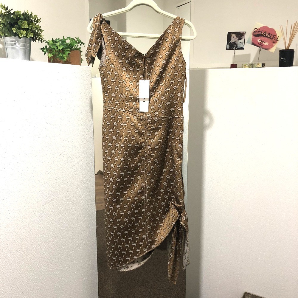 IRENE アイレネ ワンピース ノースリーブ フラワー 花柄 ワンピース