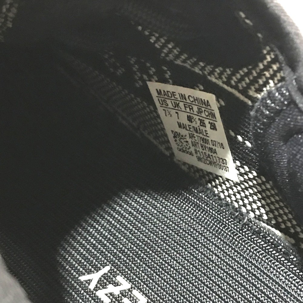 Adidas アディダスオリジナルス BY1604 カニエウエスト イージーブースト V2 オレオ スニーカー_画像7