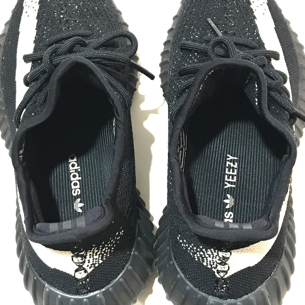 Adidas アディダスオリジナルス BY1604 カニエウエスト イージーブースト V2 オレオ スニーカー_画像6
