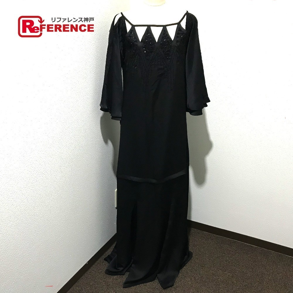 未使用 BCBG ビーシービージーマックスアズリア ロングドレス 刺繍