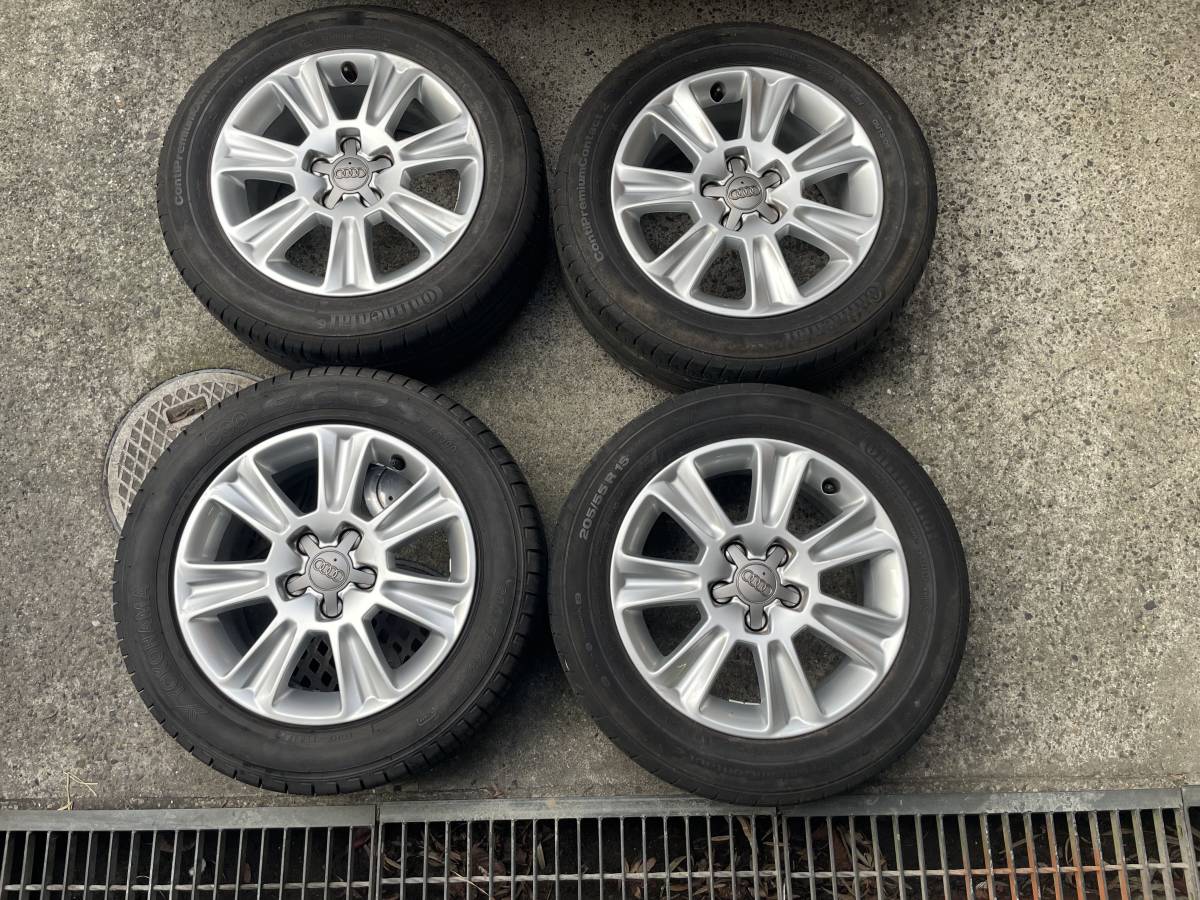 アウディ A1 純正15インチホイール 4本セット 品 205/55R15 ic.sch.id