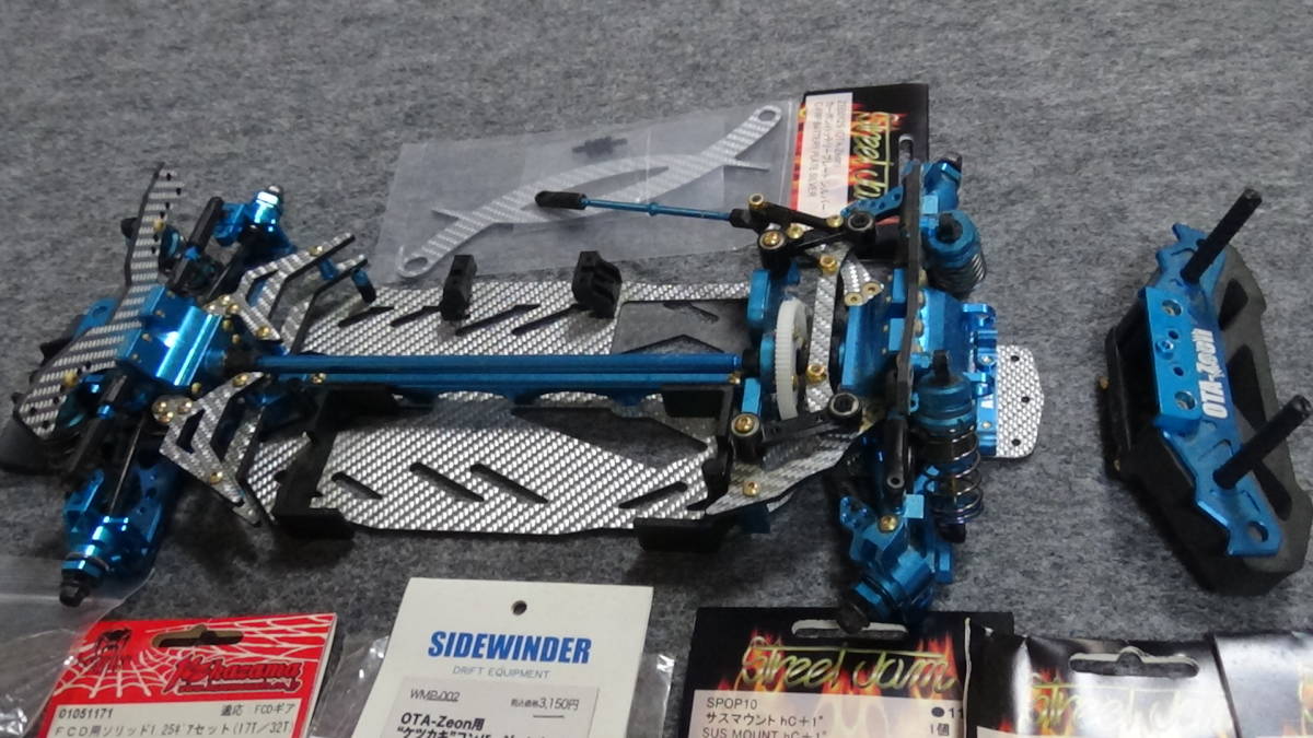 中古 1/10 ストリートジャム OTA-ZEON ドリフト 4WDシャーシ