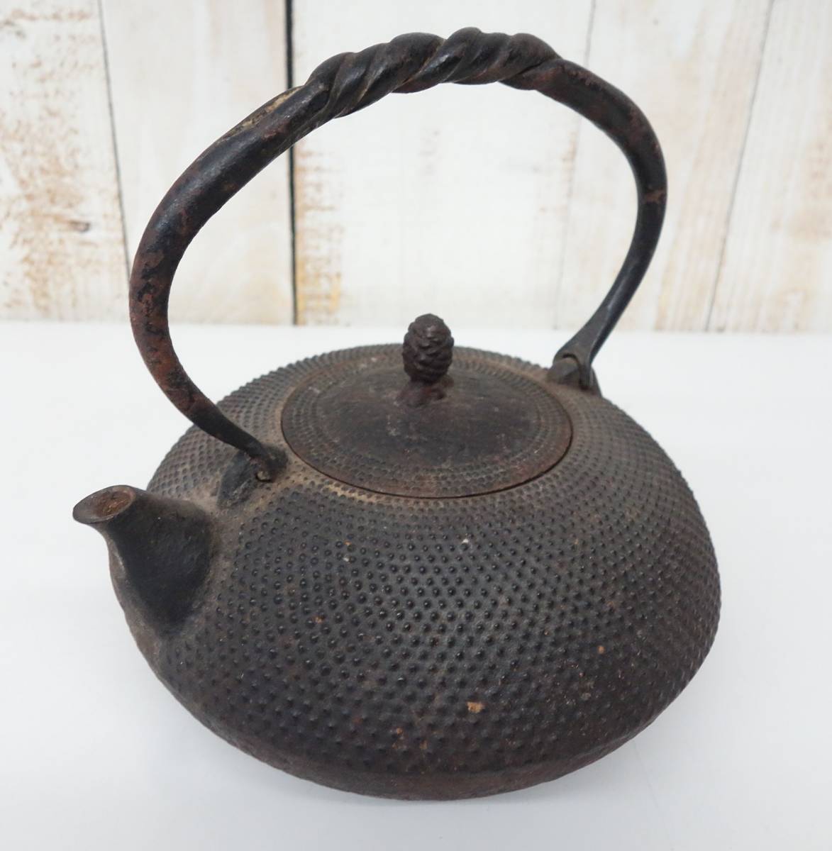 送料無料/即納】 ヤフオク! - 伝統工芸 工芸美術 鉄瓶 大鉄瓶 鉄器 松