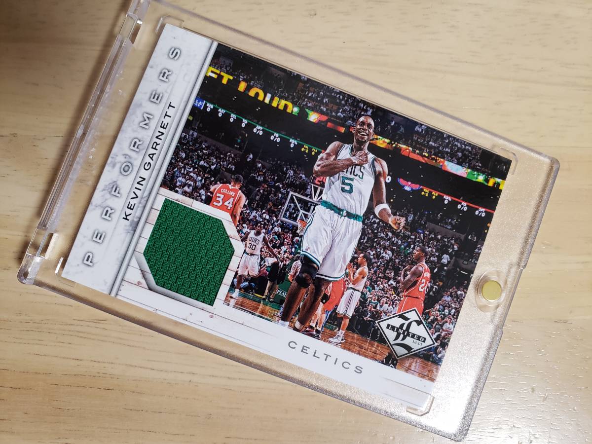 2012 -13 Panini Limited Performers KEVIN GARNETT Jersey (# /199) / ケビン ガーネット _画像5