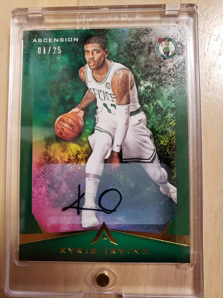 (#01/25) 25枚限定 サイン 2017 -18 Panini Ascension KYRIE IRVING Auto / カイリー アービング Autograph