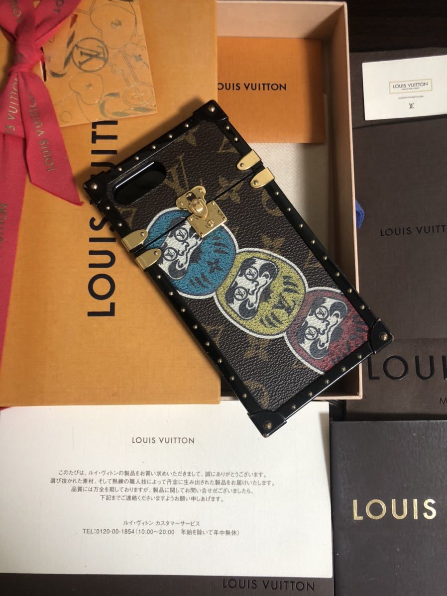  ограниченный товар! Yamamoto .. сотрудничество! kabuki LOUIS VUITTON I * багажник iPhone7.8plus