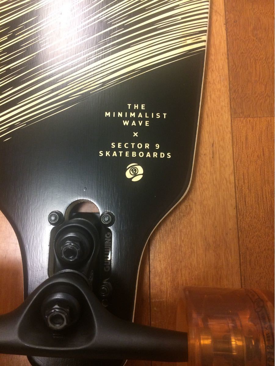 スケートボード SECTOR9 LONGBOARD SHOOTS FULL MOON カービング