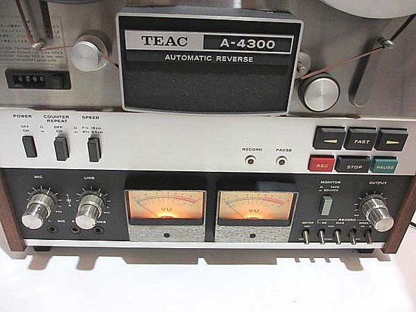 TEAC A-4300 Reel to Reel Tape Recorder, Stereo Tape Deck, Auto
