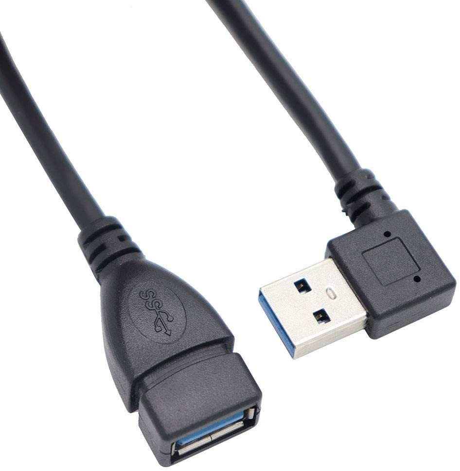 1.5m 左L USB2.0伸縮ケーブル USB延長ケーブル Aオス to Aメス_画像8