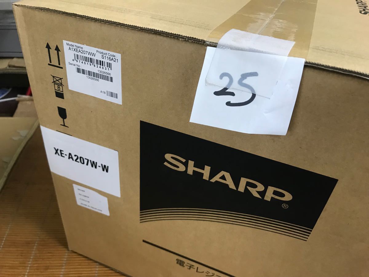 SHARP レジスター XE-A207w-w新品未開封品25 シャープ | contifarma.pe