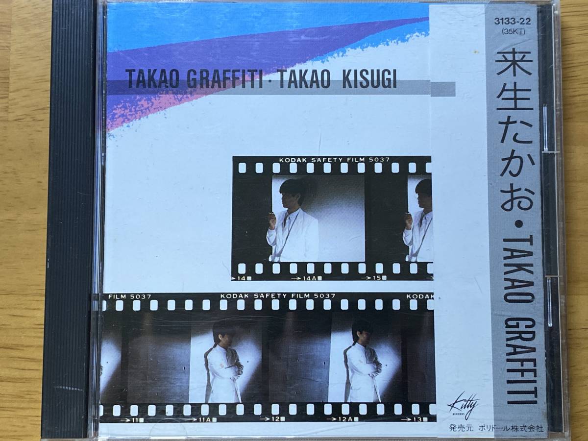 CITY POP 折返帯付き 84年初期盤(3133-22/35KT) 来生たかお 84年