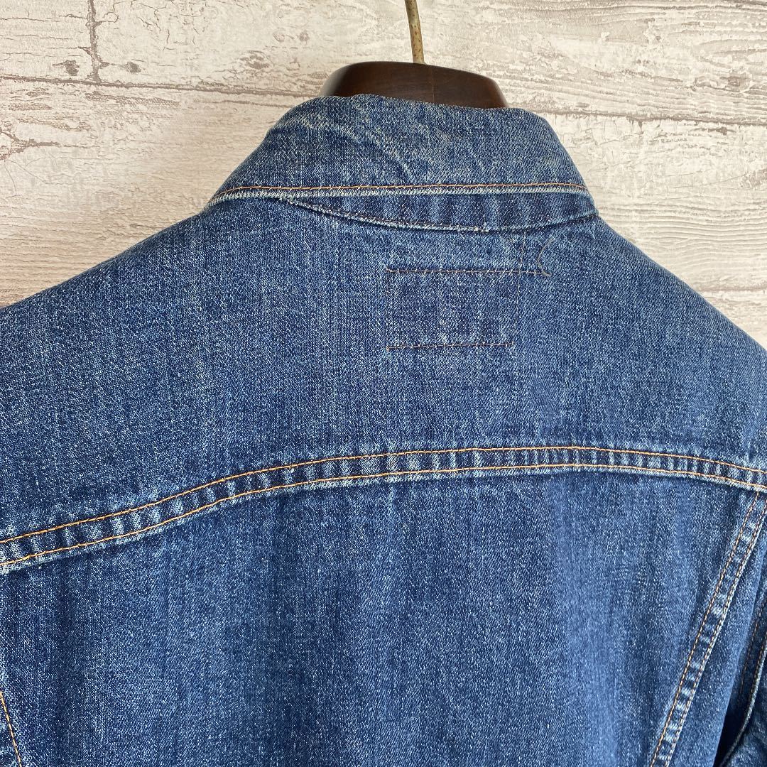 70's 71205 46 リーバイス ヴィンテージ デニムジャケット USA製 Levi''s 70505 ロング丈タイプ ビッグサイズ 状態◯