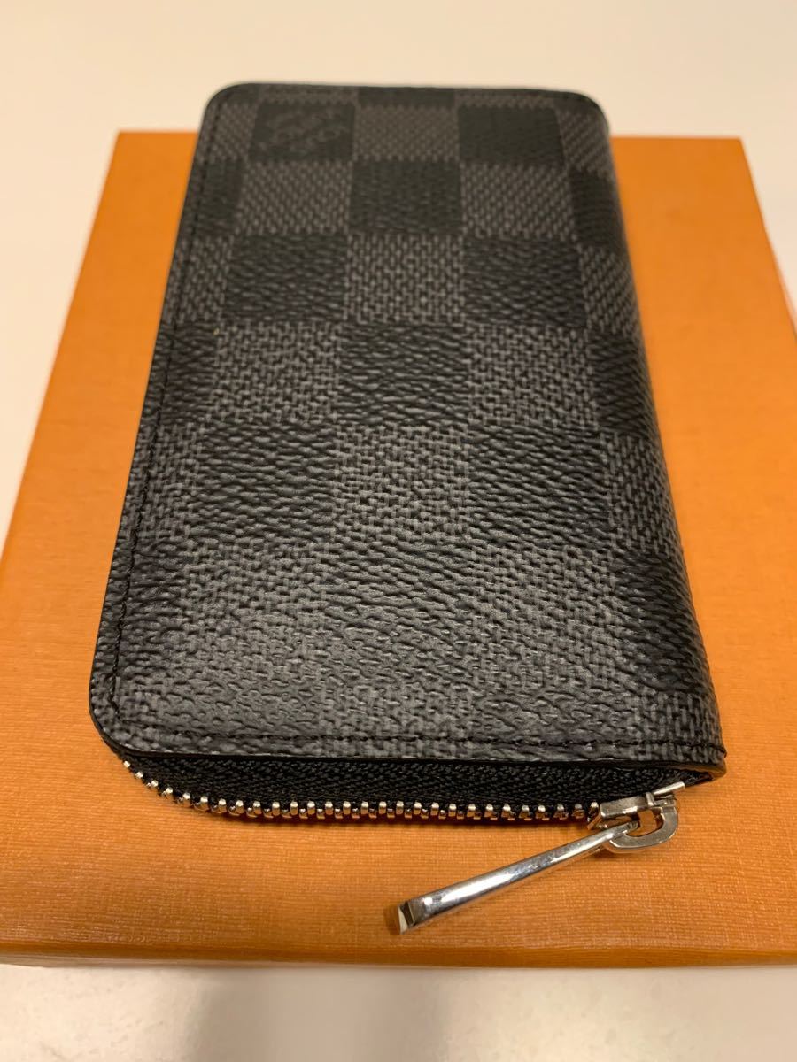 超爆安 美品!ルイヴィトン 財布 グラフィット ダミエ ジッピーコイン ...