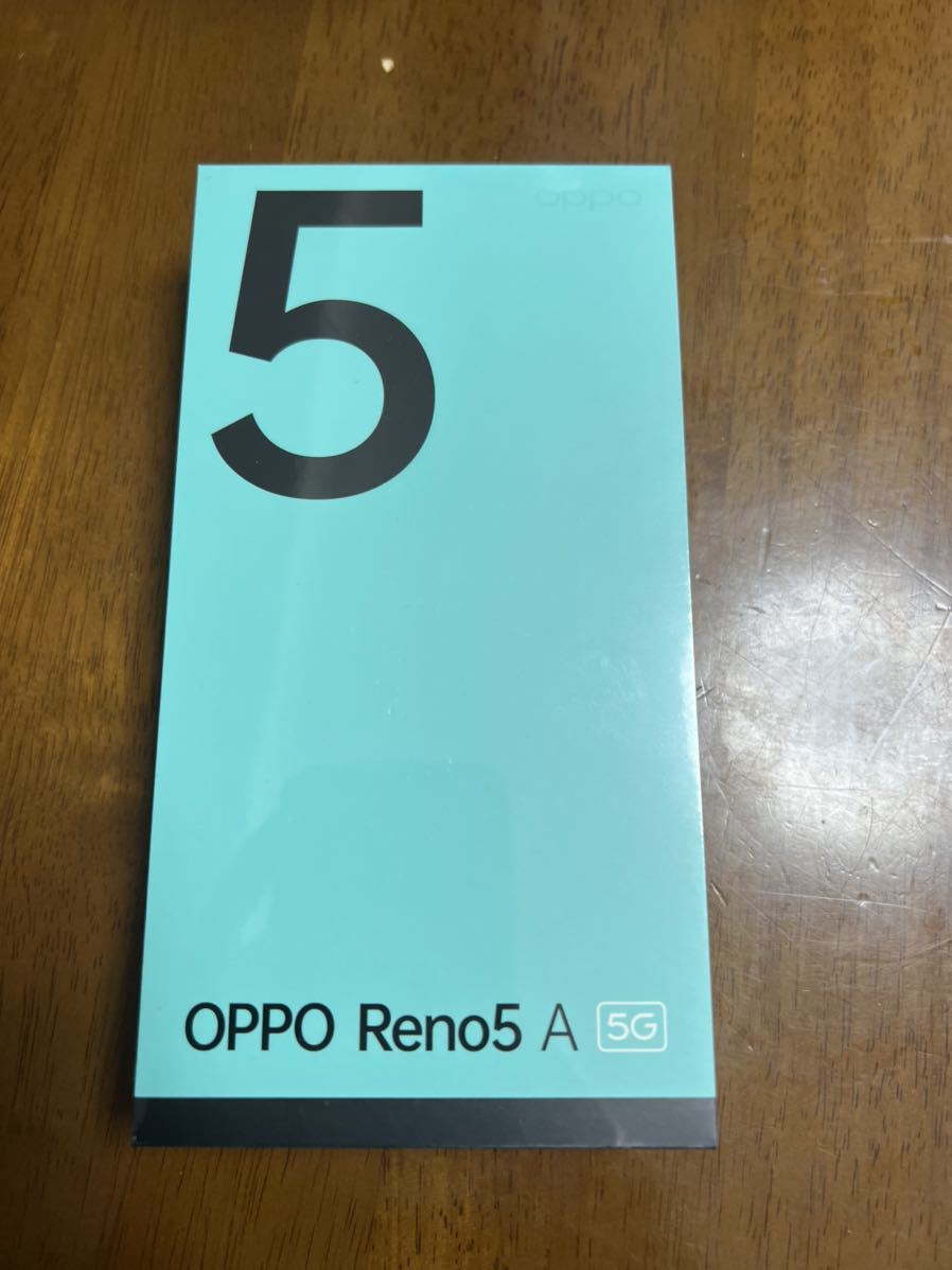 送料込 新品未開封 oppo reno5 a (esim) シルバーブラック A103OP