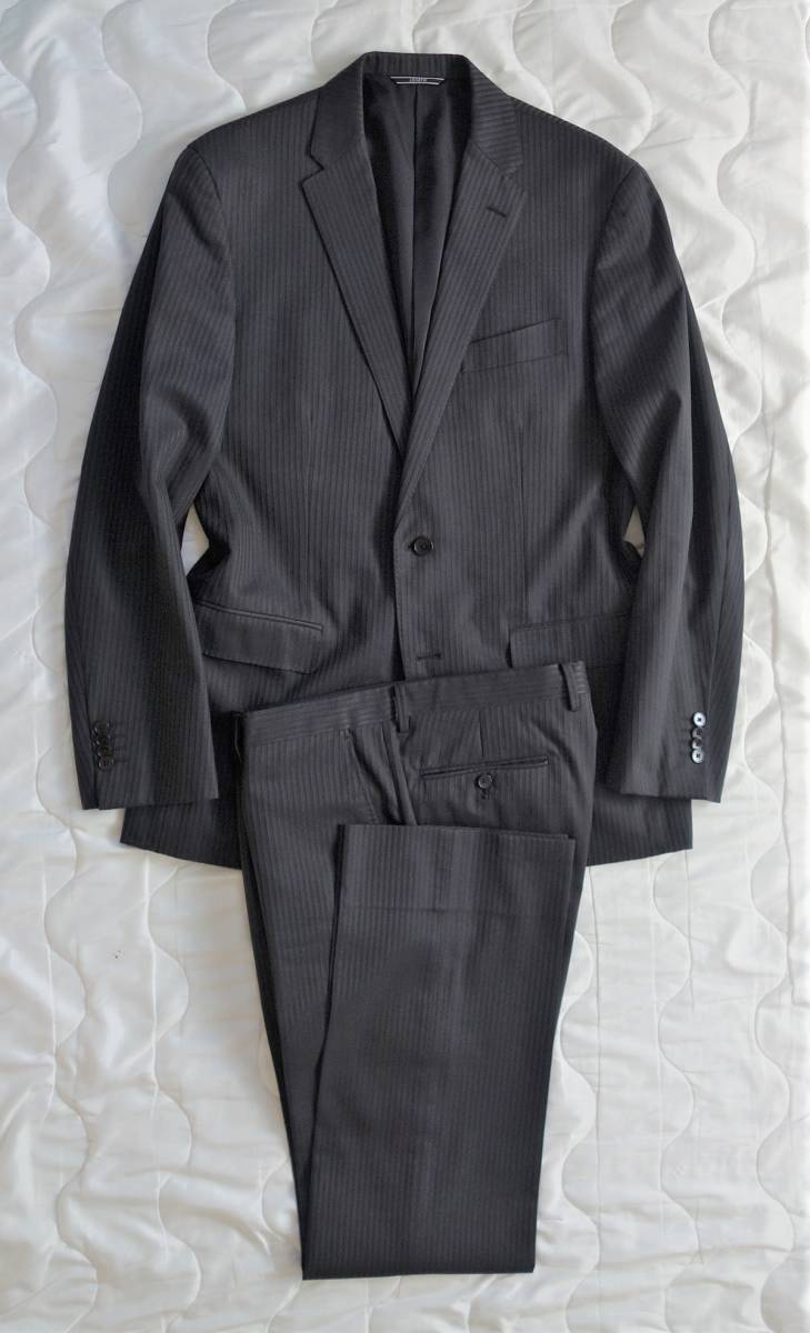 ◇JOSEPH HOMME / ジョセフオム セットアップ スーツ 黒スト 総裏 高級