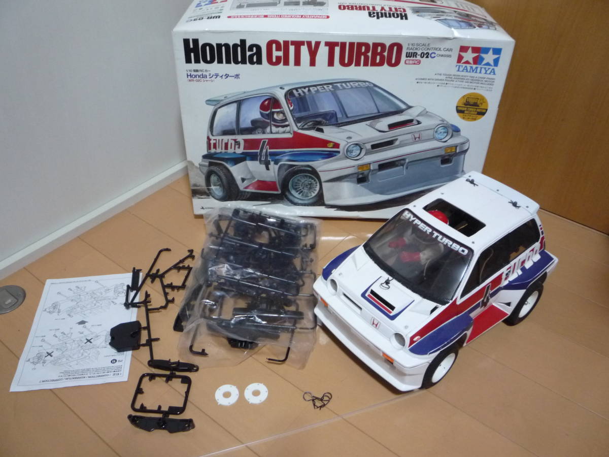 Yahoo!オークション - タミヤ1/10「ホンダ・シティターボ(WR-02C Yahoo!オークション - タミヤ1/10「ホンダ・シティターボ(WR-02C