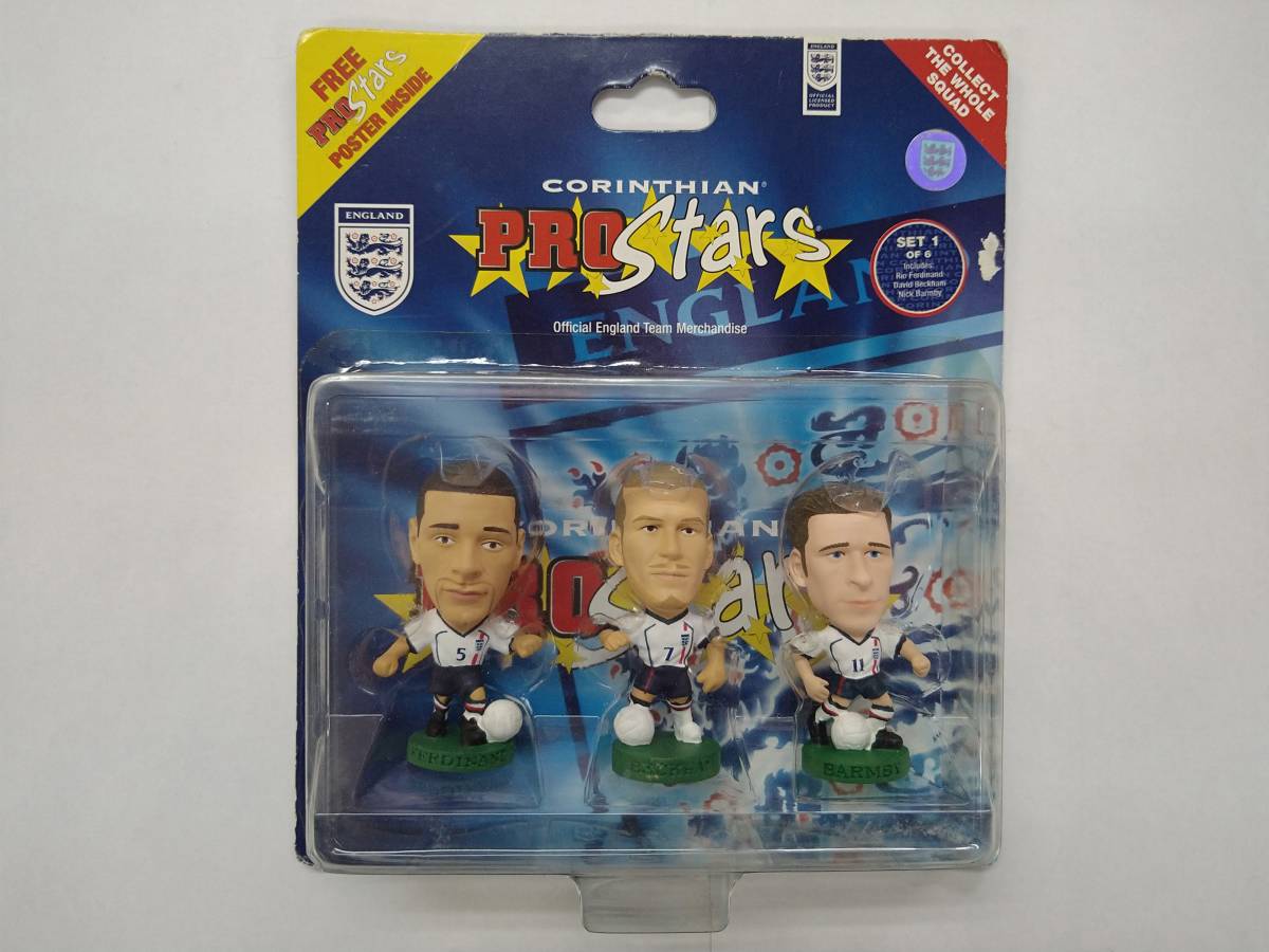  price cut CORINTHIAN PROSTARS ENGLAND SET1 DAVID BECKHAM FERDINAND DARMBY unopened special price prompt decision corinthian Pro Star z David Beckham 