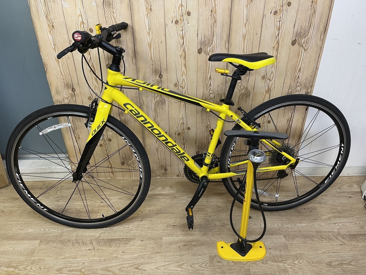 枚数限定 キャノンデール Cannondale Quick イエロー 引き取り限定