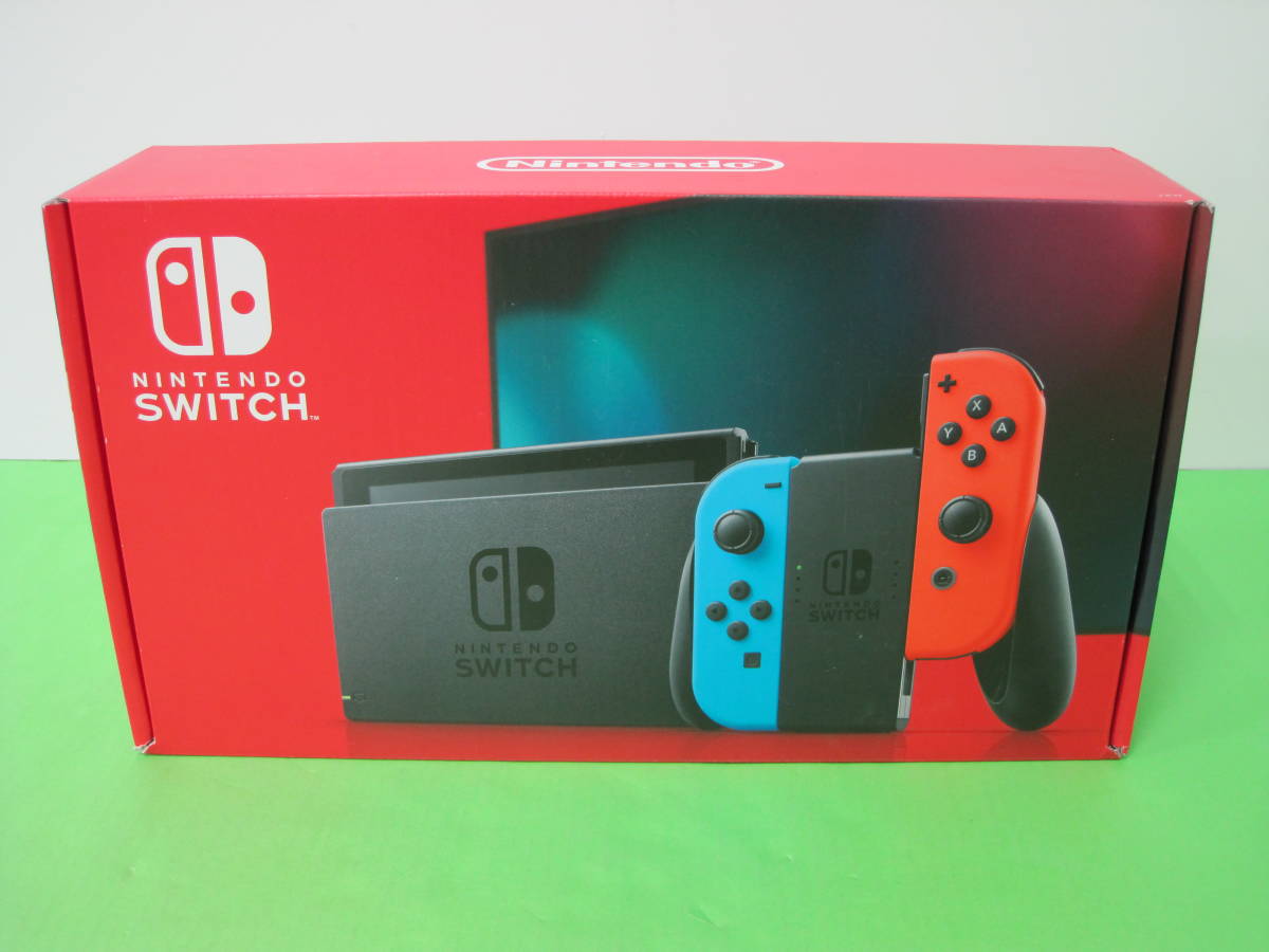 未使用 Nintendo Switch ニンテンドー スイッチ本体 ネオンブルー