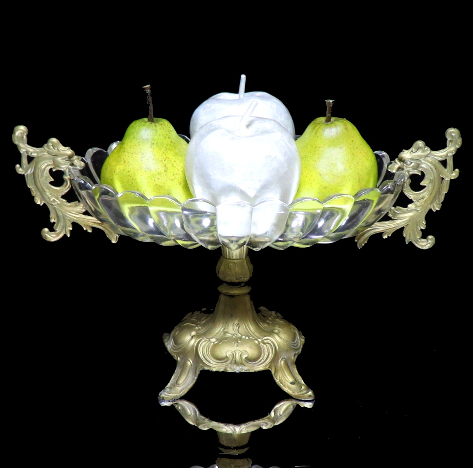 オールド・バカラ(BACCARAT) 1880年 美術館級 ブロンズ装飾 特大