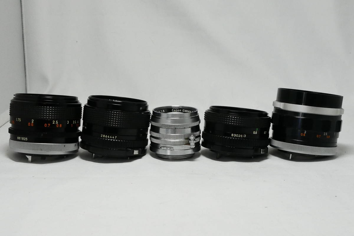 ■□送料無料 Canon レンズセット FD 50mm f1.4 f1.8 28mm f2.8 100mm f2.8 135mm f2.5 70-210mm f4 現状品　ジャンク ⑥□■_画像5