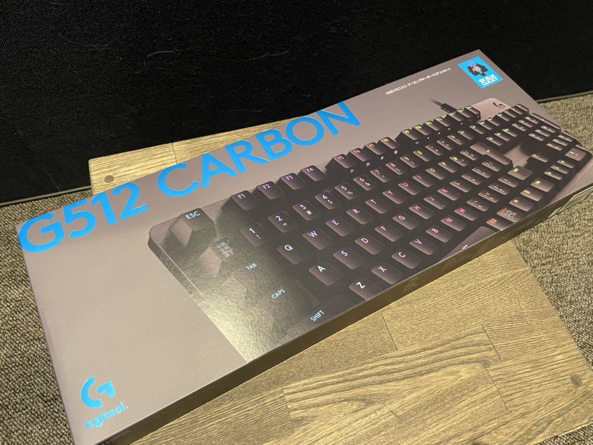 【きますよう】 10個セット ロジクール カーボンRGBメカニカルゲーミングキーボード 日本語配列(クリッキー) G512 Carbon