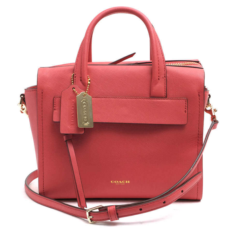 新古品!COACH ハンドバッグ サフィアーノ 牛革 F30146 ブリーカー