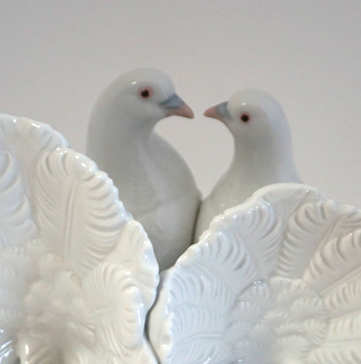 管理B62】 即決価格 美品 リヤドロ LLADRO 鳩 ハト ラブバード 鳥