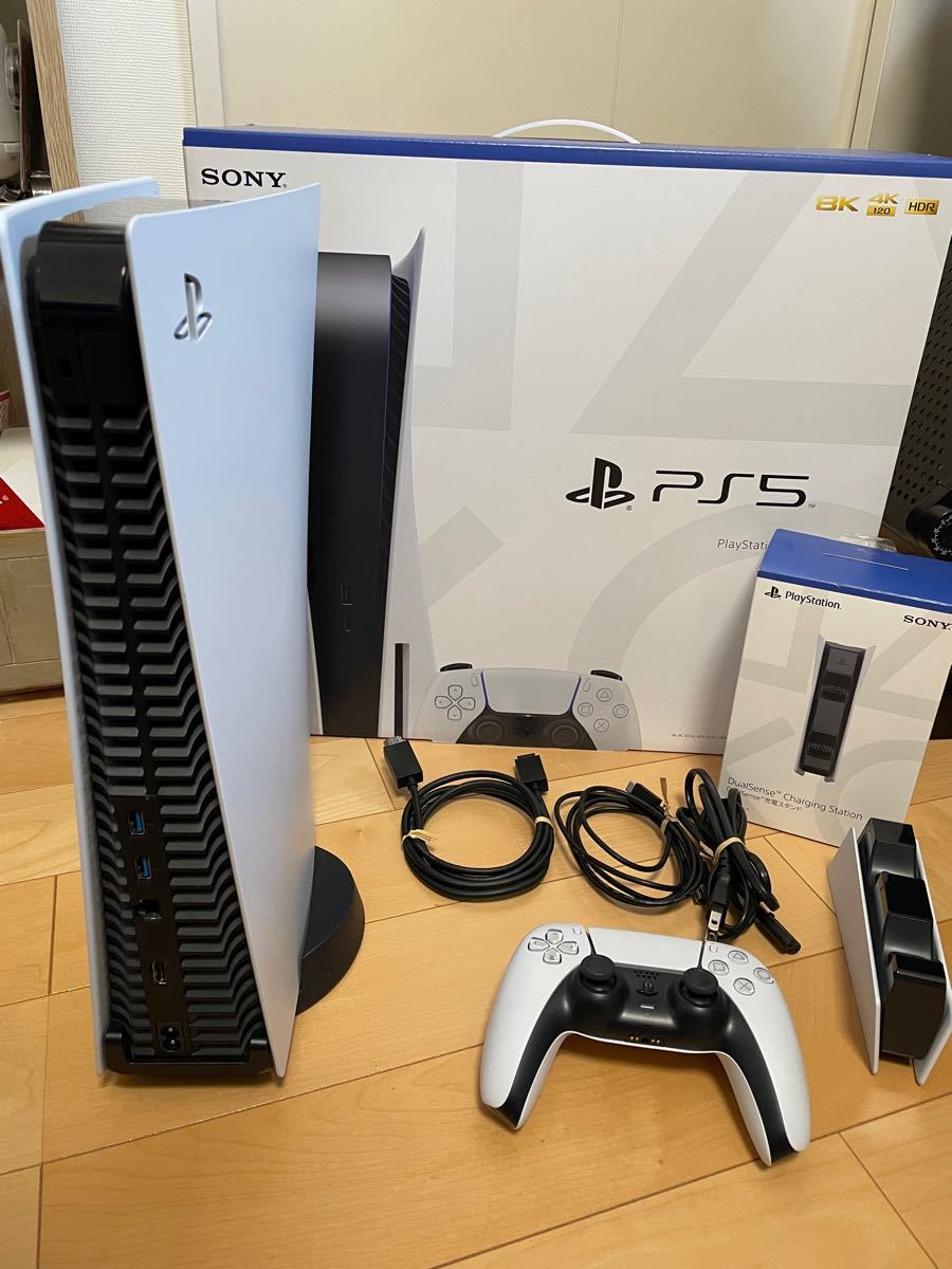 PlayStation 5 CFI-1000A01 コントローラー充電スタンド セット www
