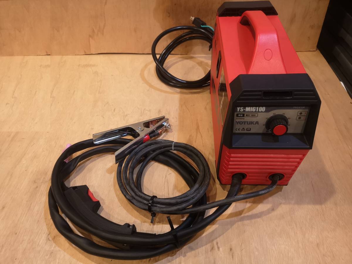 YOTUKA 半自動溶接機 YS-MIG100 半自動 インバーター 100V ノンガス