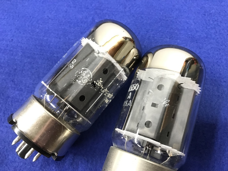 測定済 General Electric GE 6550A 真空管 ペア KT-88 互換 Audio