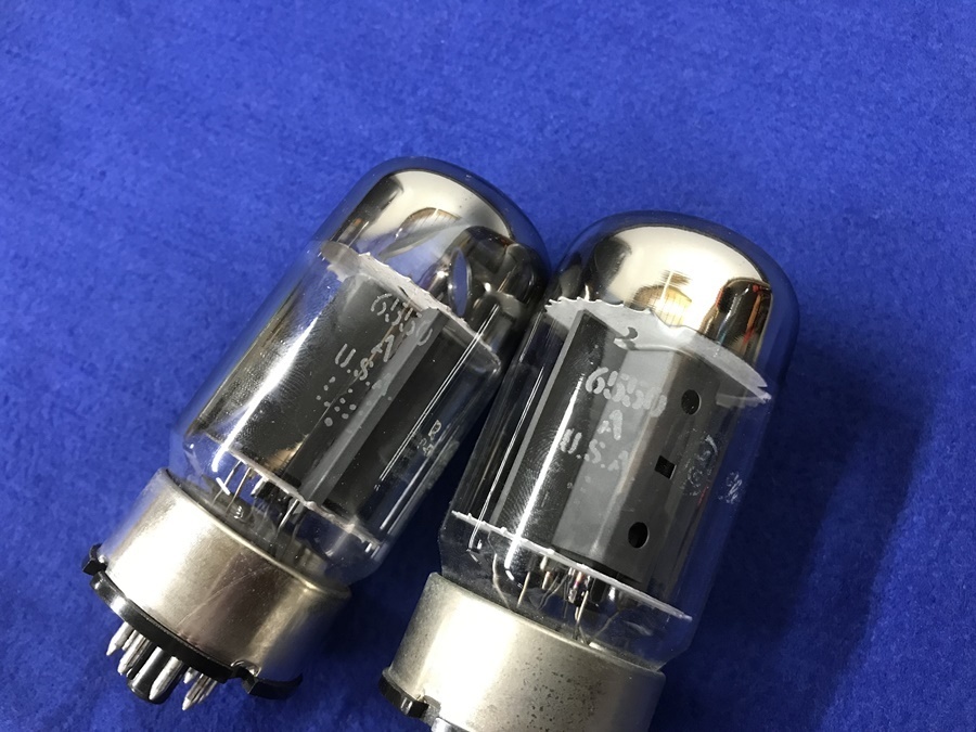 測定済 General Electric GE 6550A 真空管 ペア KT-88 互換 Audio